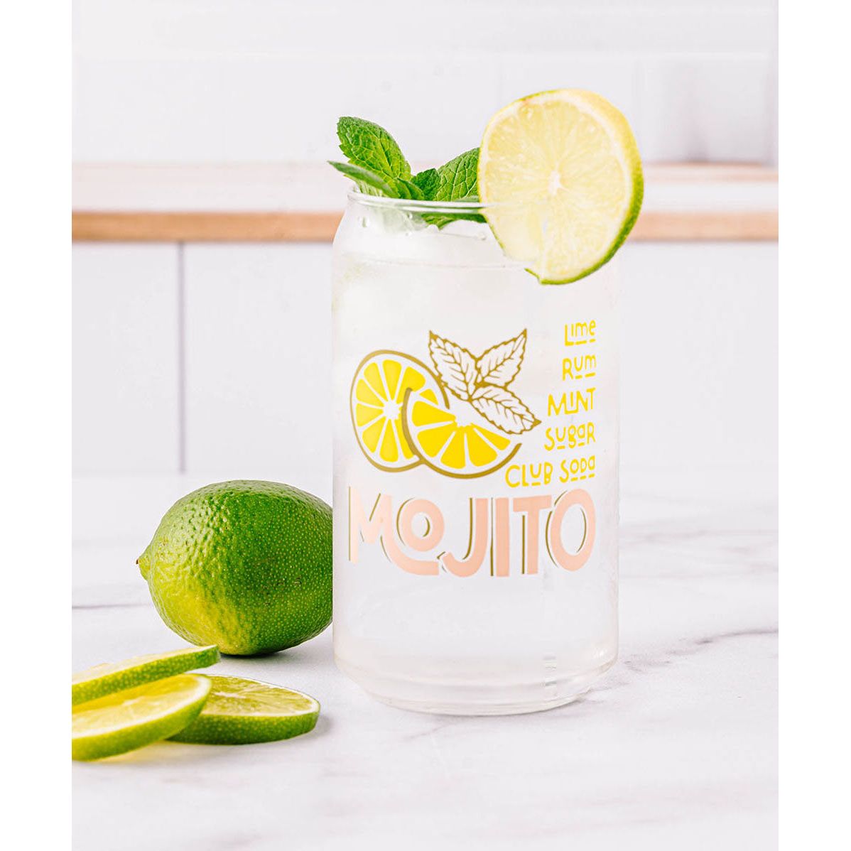Mojito Cocktail Glass Can