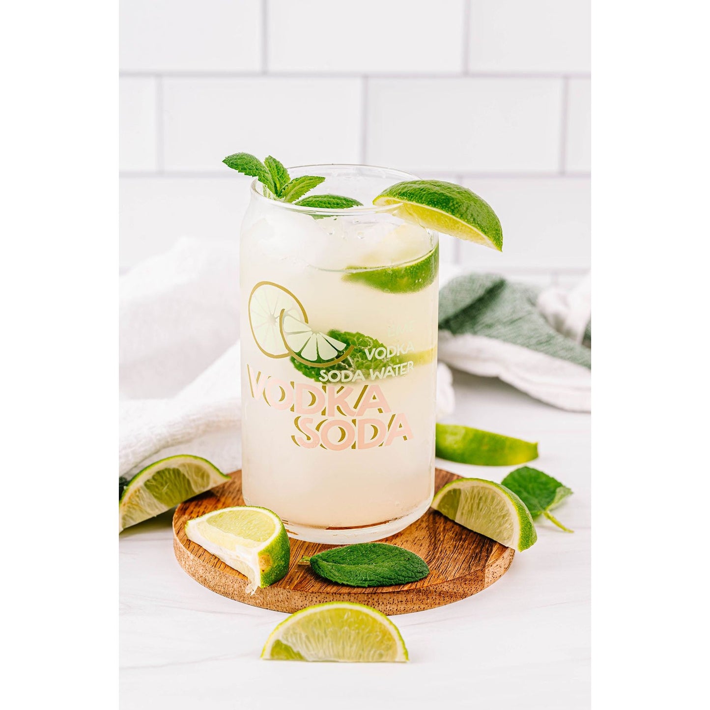 Vodka Soda Glass Can