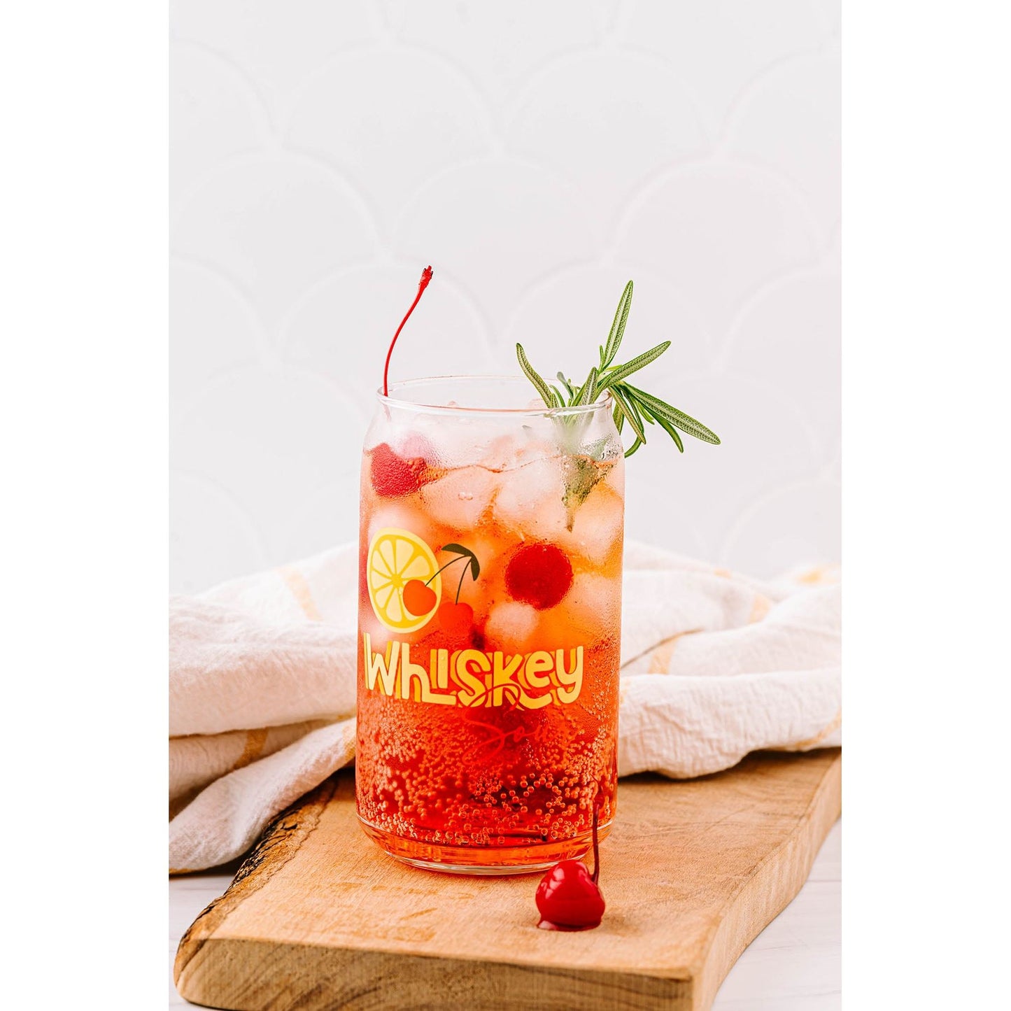 Whiskey Sour Cocktail Glass Can