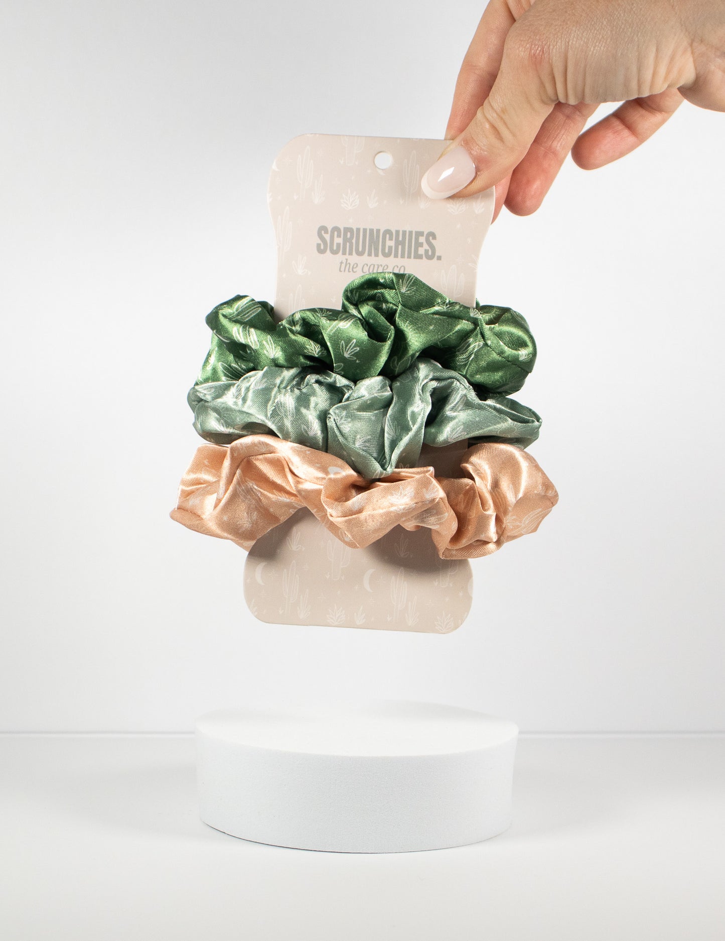 Cactus Scrunchie Set of 3