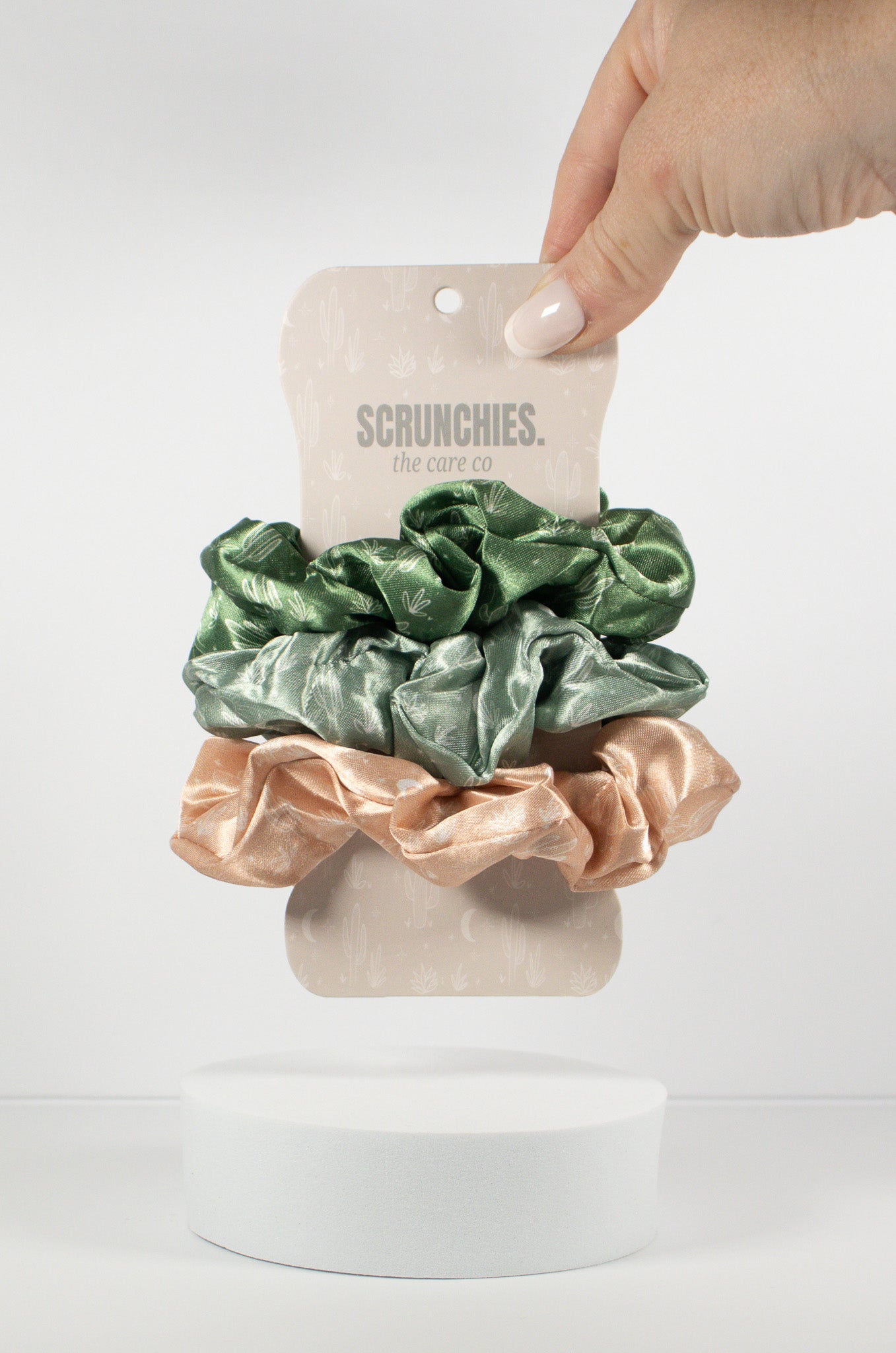 Cactus Scrunchie Set of 3