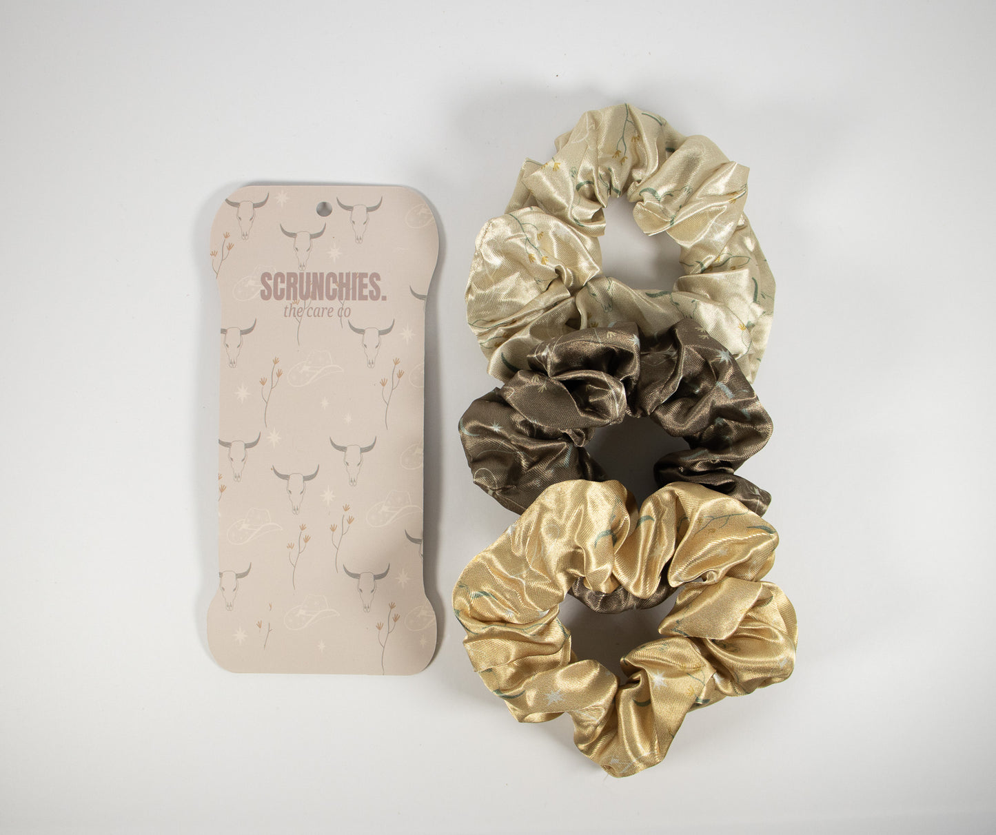 Scrunchie set, Western Print Scrunchie Set