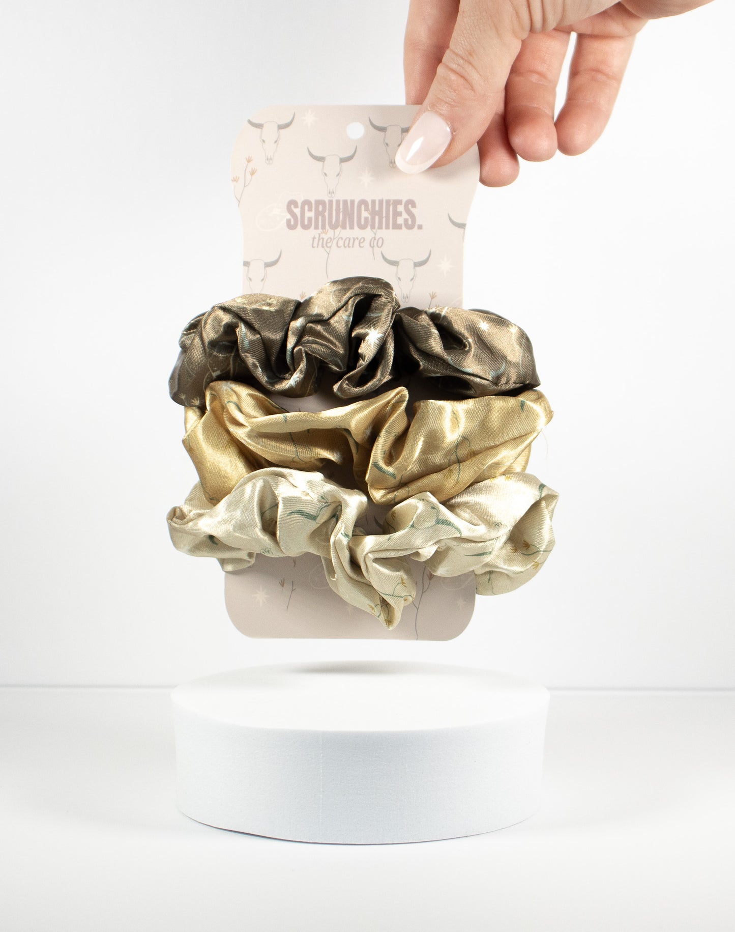 Scrunchie set, Western Print Scrunchie Set