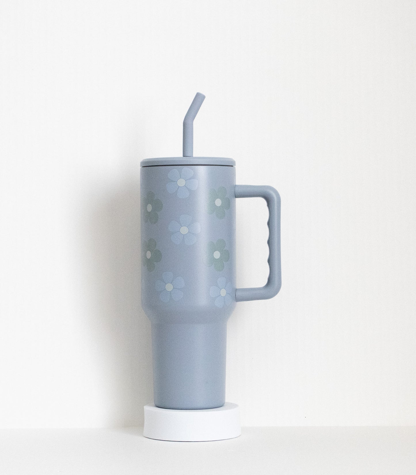 40oz Tumbler, Daisy Flower leak Proof Sip-and- Go Tumbler