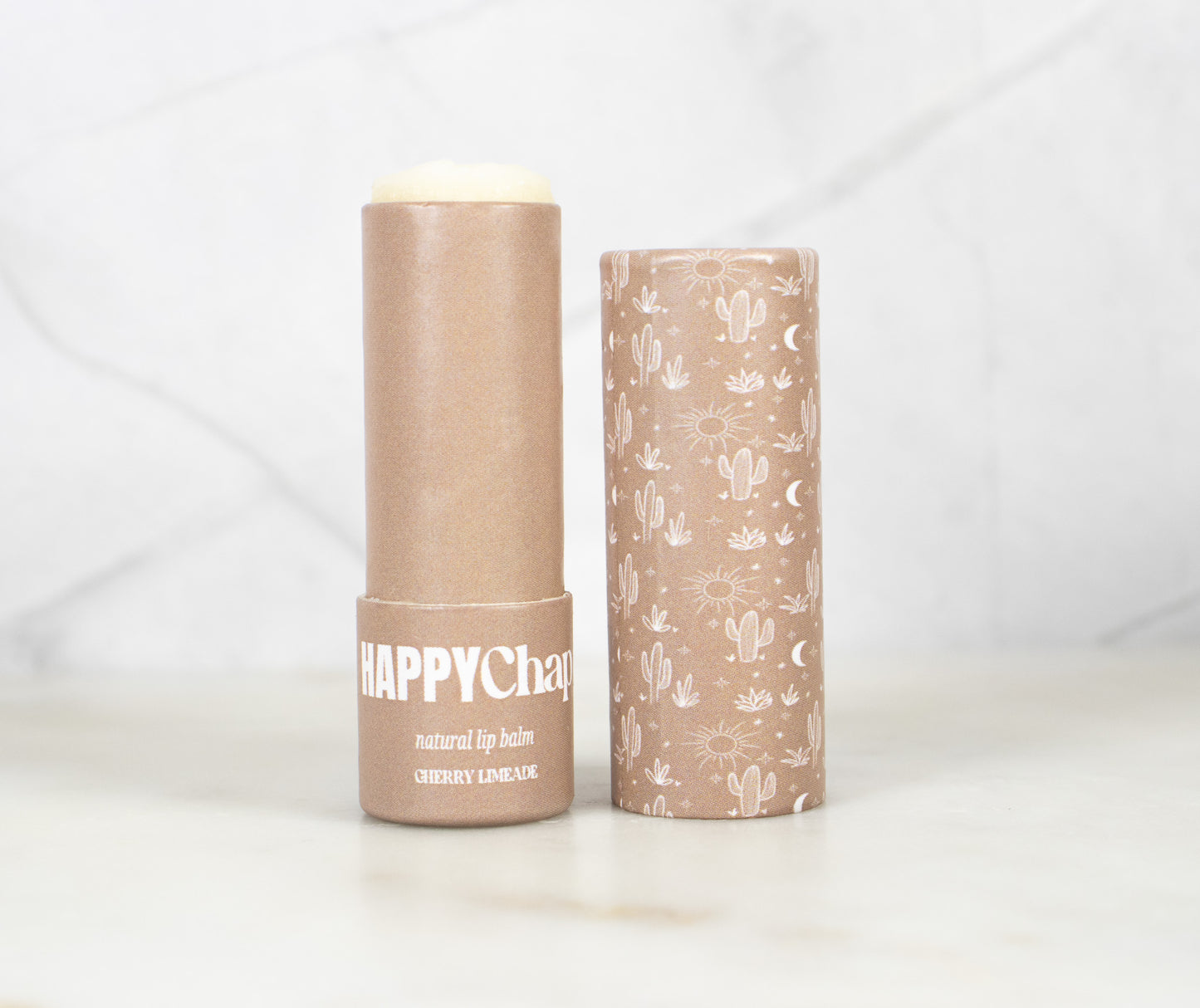 HappyChap Cherry Blossom Cactus Lip Balm