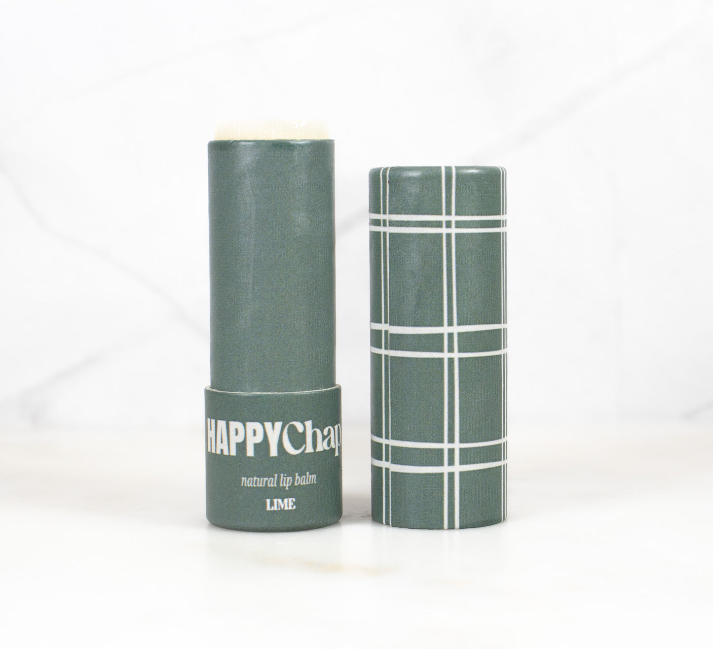 HappyChap Lime Plaid Lip Balm