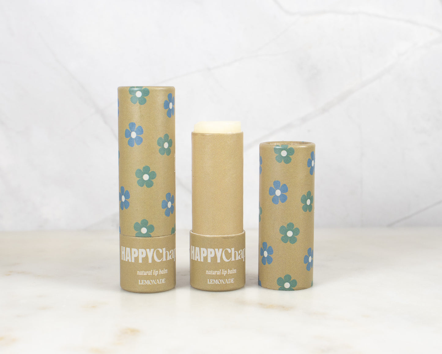 HappyChap Lemonade Floral Lip Balm