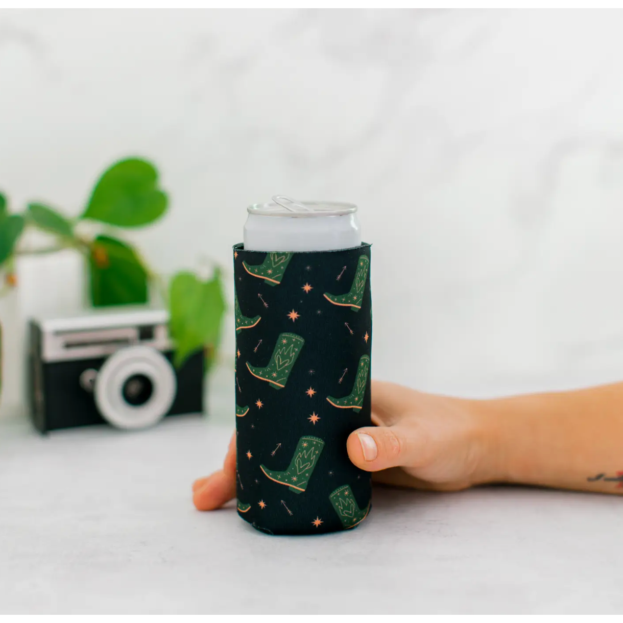 Cowboy Boot Seltzer Koozie