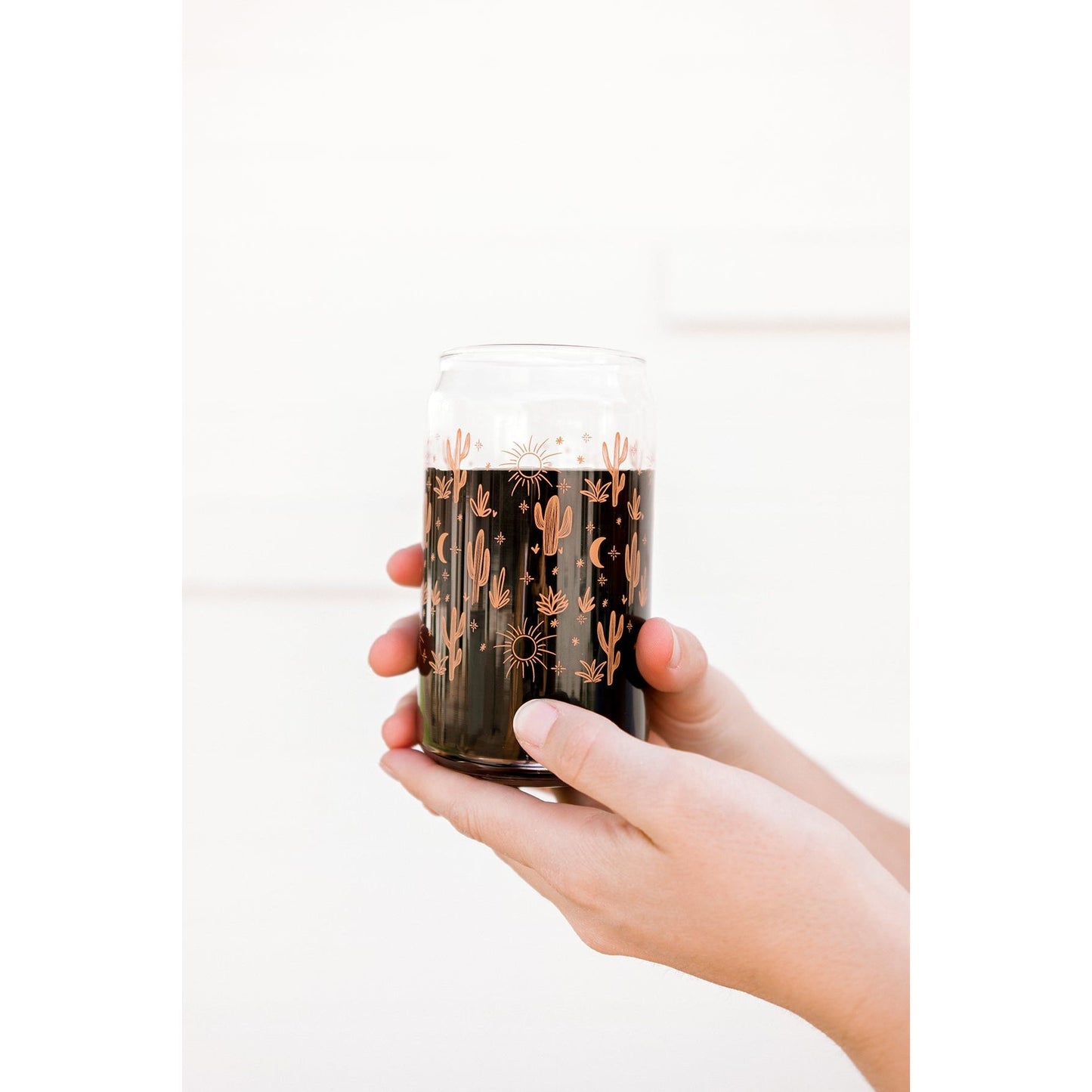 Cactus Glass Can