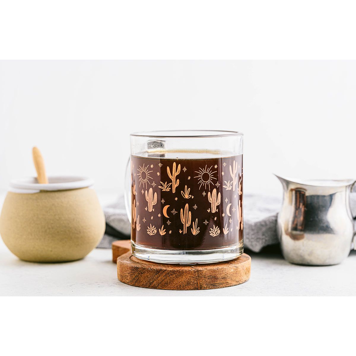 Cactus Glass Mug
