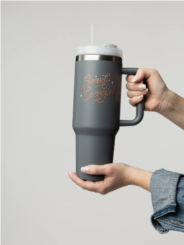 Howdy Cowgirl 40oz Sip-and-Go Tumbler