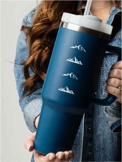 Summit Sips Mountain 40oz Sip-and-Go Tumbler