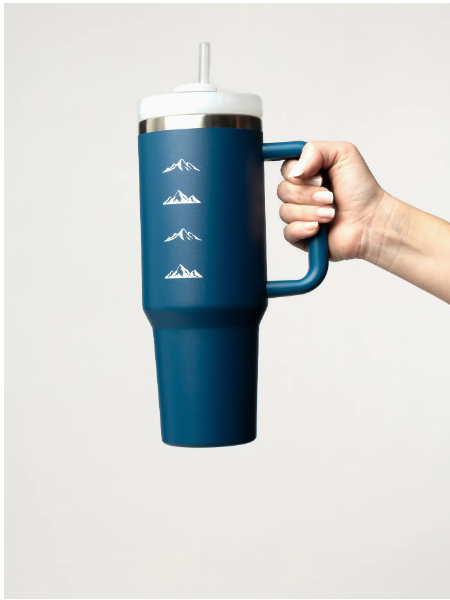 Summit Sips Mountain 40oz Sip-and-Go Tumbler