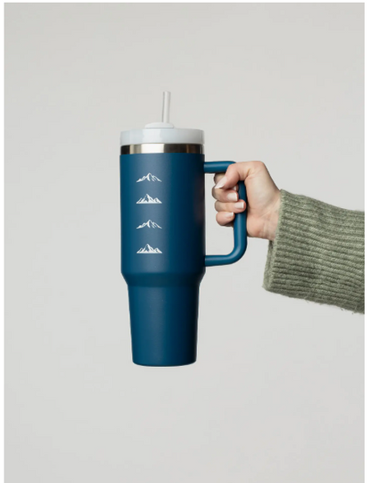 Summit Sips Mountain 40oz Sip-and-Go Tumbler