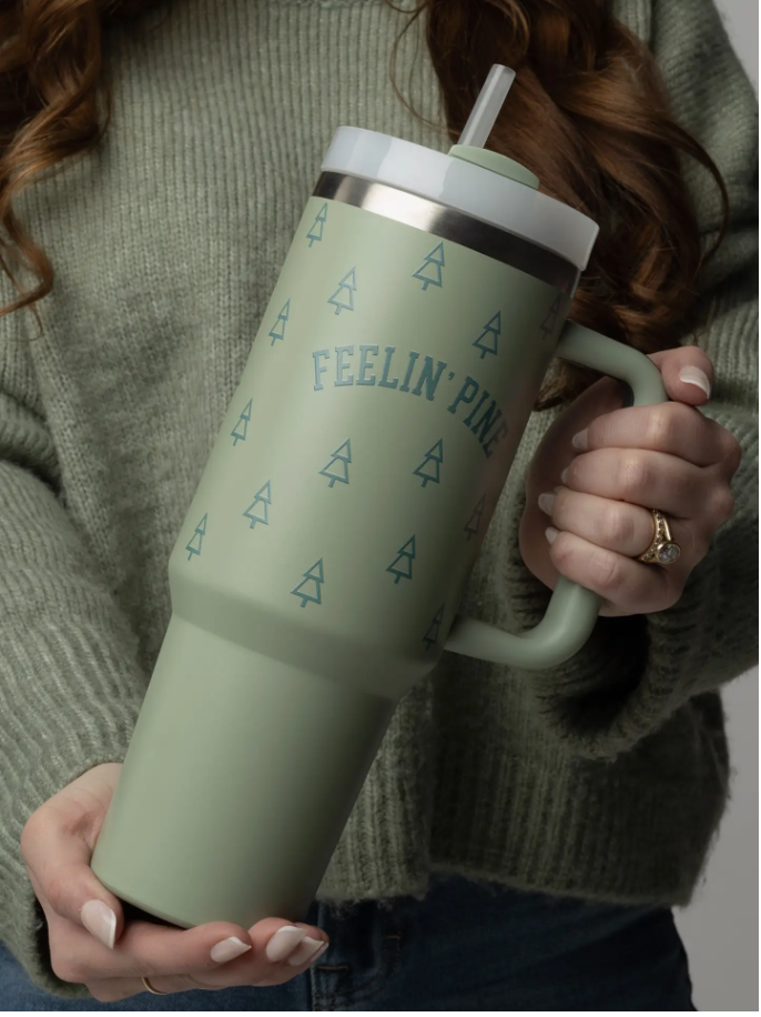 Feelin' Pine Outdoorsy 40oz Sip-and-Go Tumbler