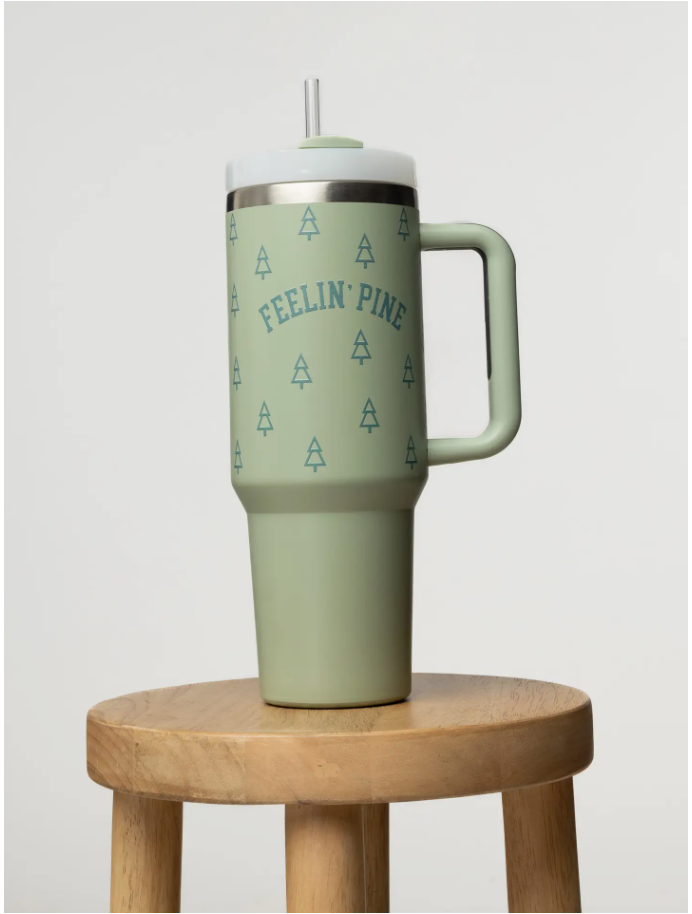 Feelin' Pine Outdoorsy 40oz Sip-and-Go Tumbler