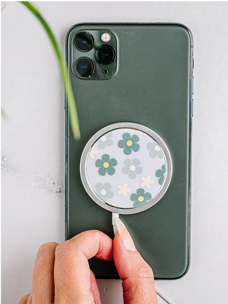 Flower Style Wireless Magnetic Phone Charger