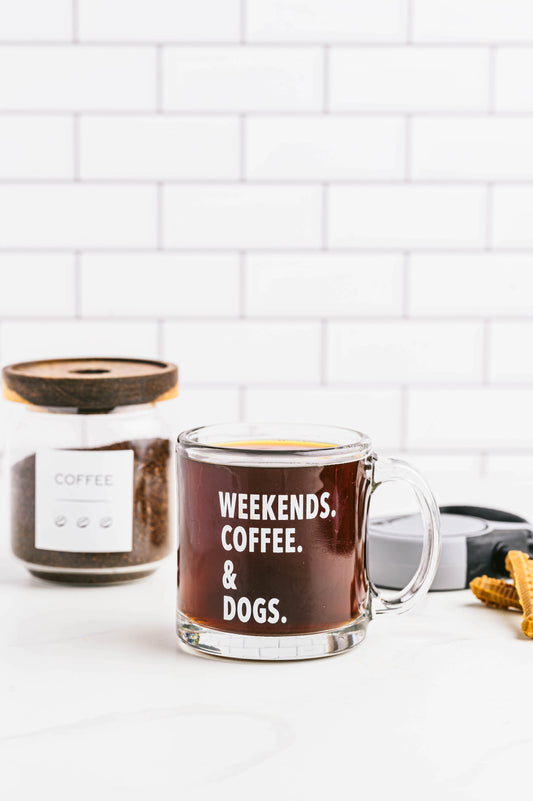 Weekends Coffee & Dogs Mug